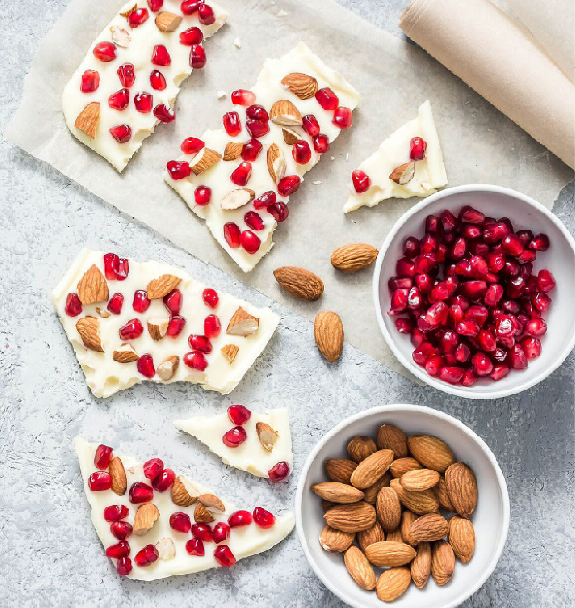 Christmas Pudding Protein Bark