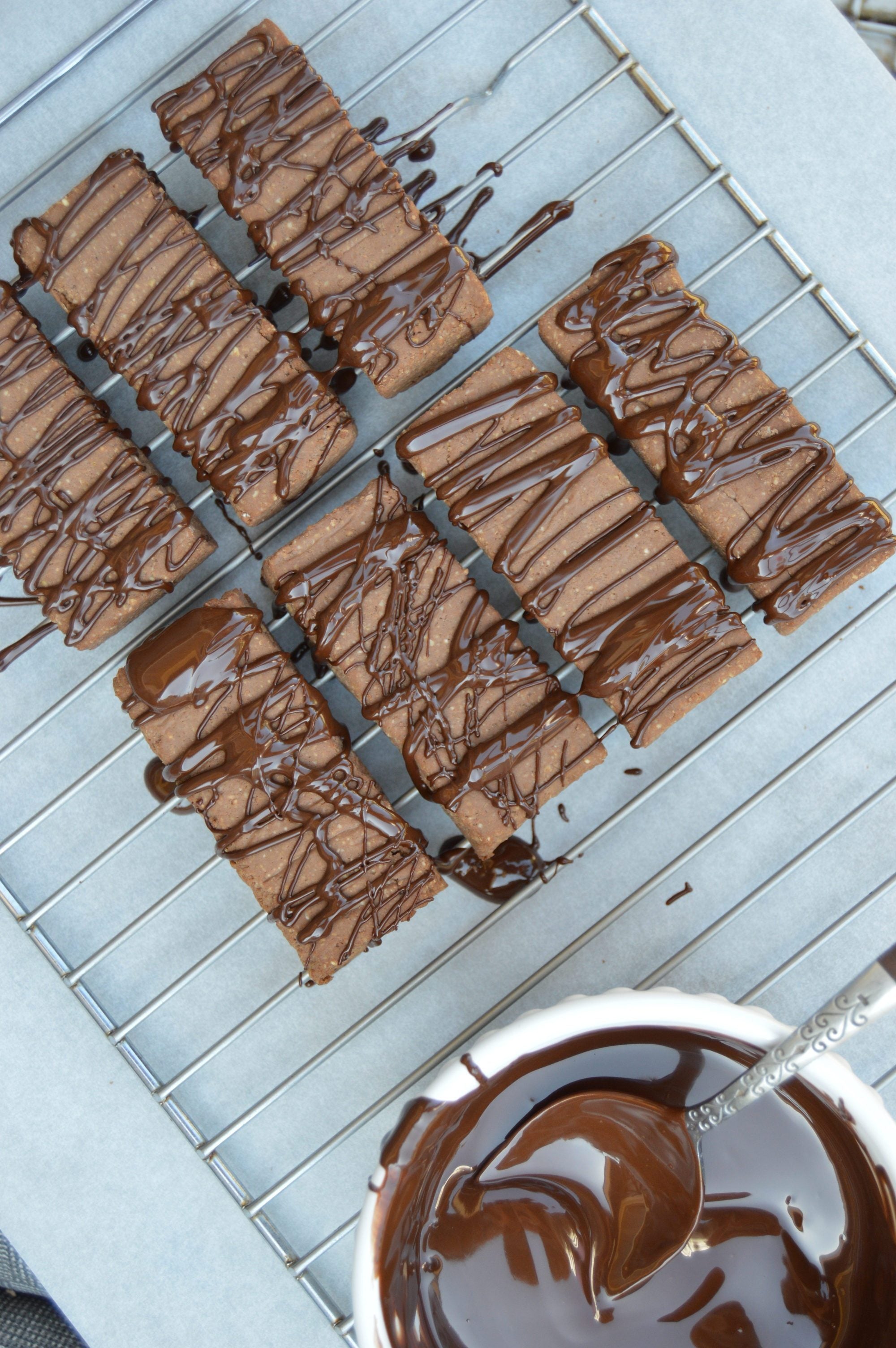 4 INGREDIENT TRIPLE  CHOCOLATE PROTEIN BARS