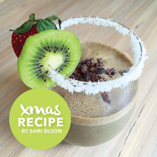 Peppermint Bark Christmas Smoothie