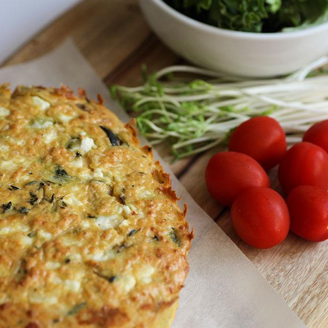 NuZest Zucchini and Sundried Tomato Frittata