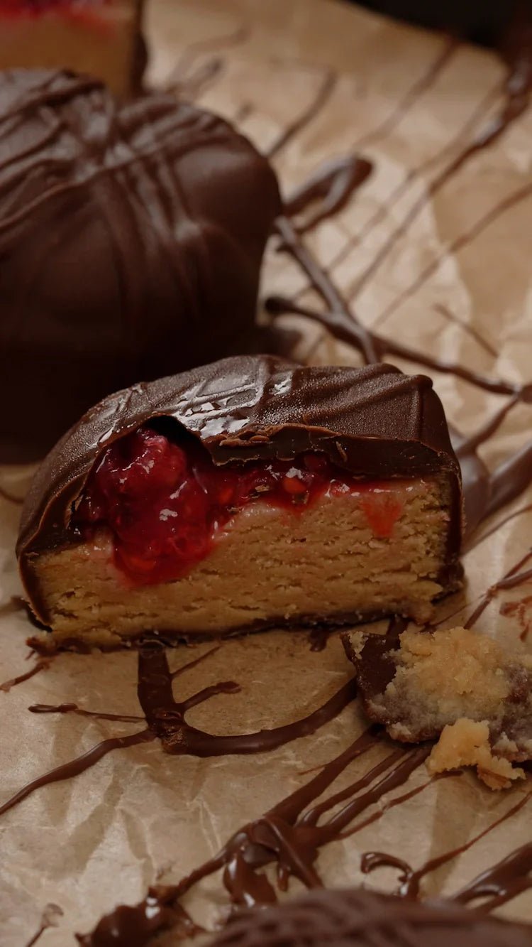 PB + Raspberry Protein Cups - Nuzest NZ