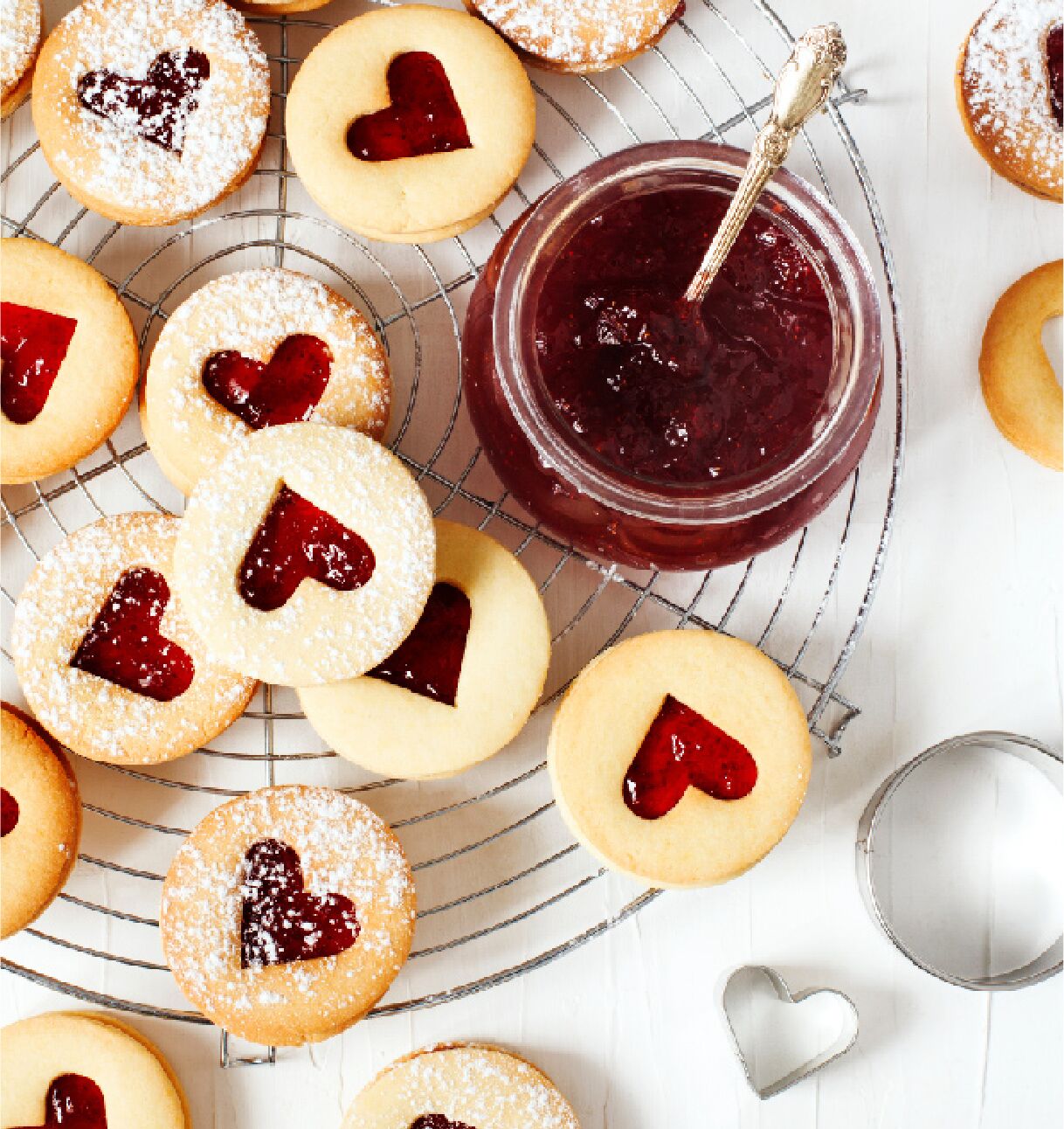 Vegan Linzer Cookies