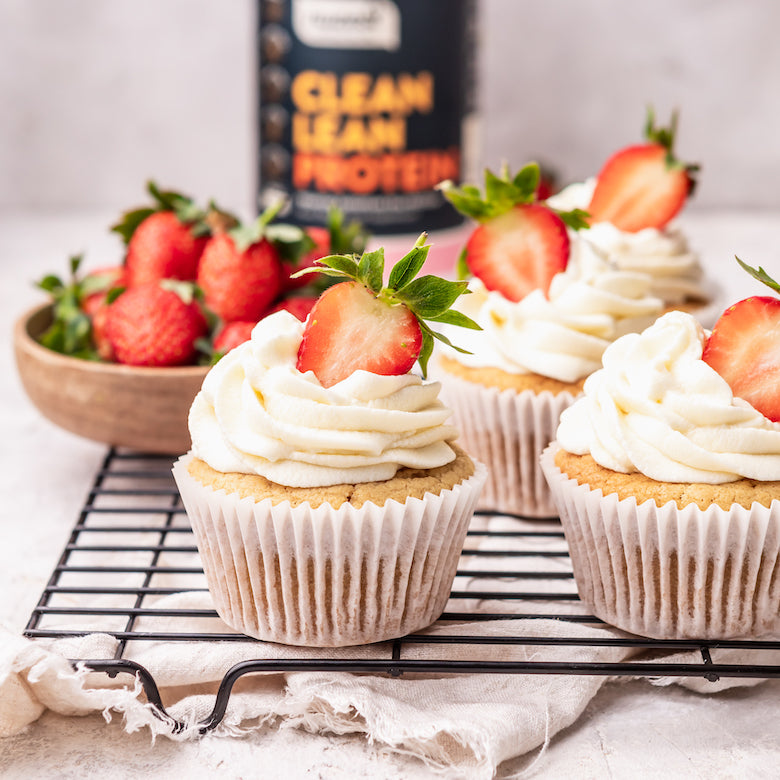 Strawberries and Cream Cupcakes