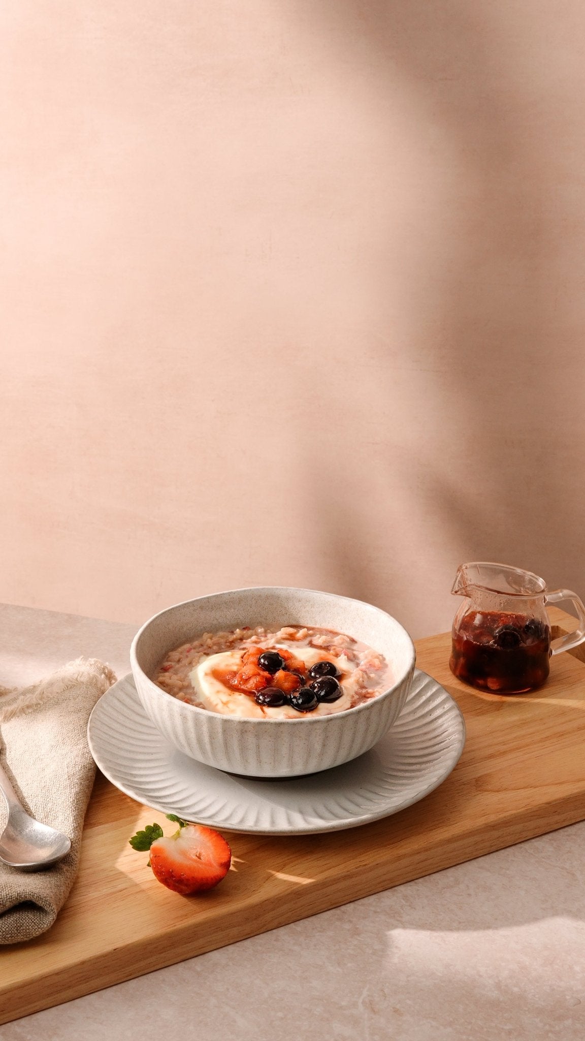 Strawberry Rice Porridge - Nuzest NZ