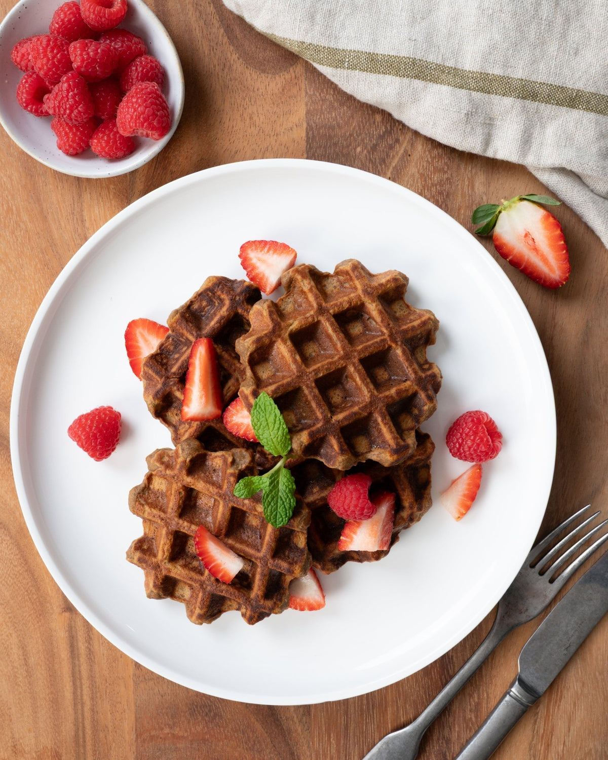 Sweet Potato Brownie Waffles - Nuzest NZ