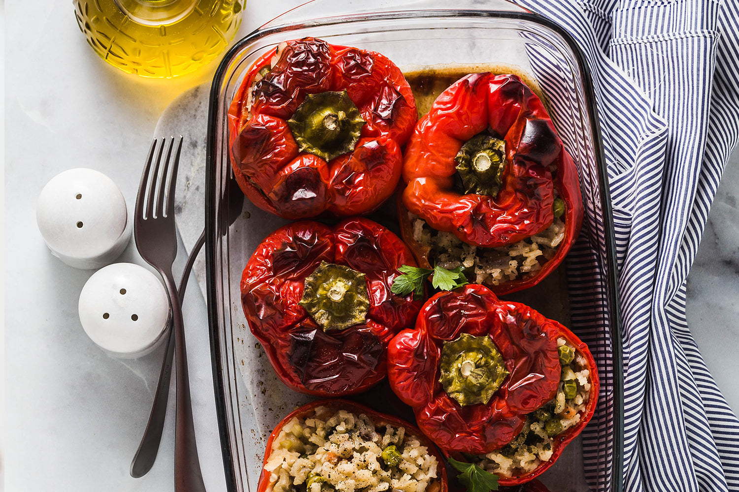 GREEK STUFFED CAPSICUMS