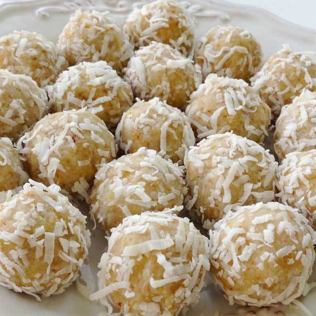 Lemon and Coconut Protein Balls