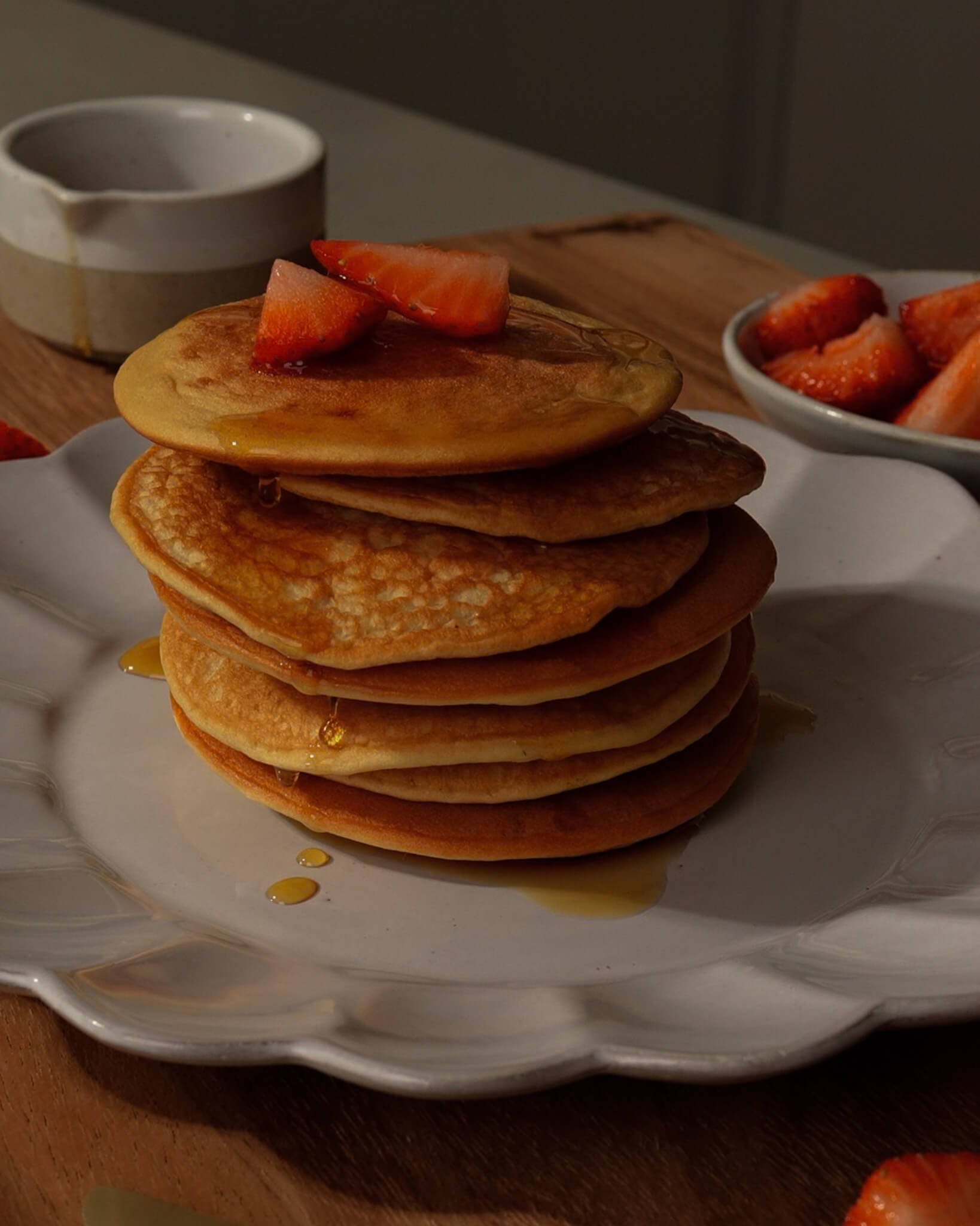 Fluffy Vanilla Protein Pancakes - Nuzest NZ