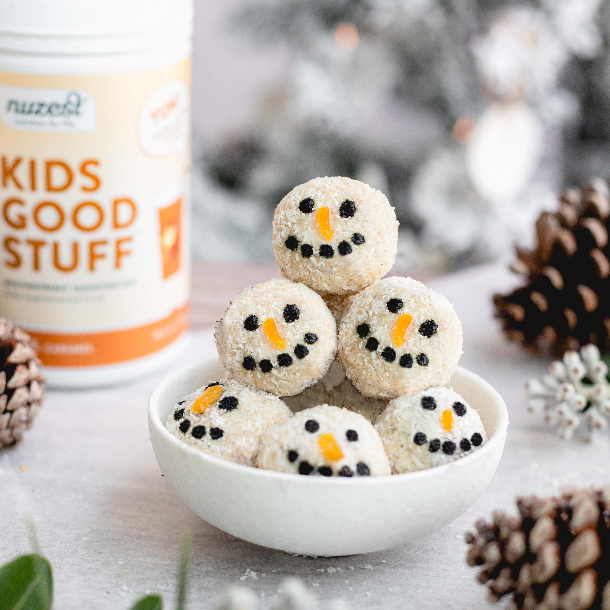 PEANUT BUTTER SNOWBALLS