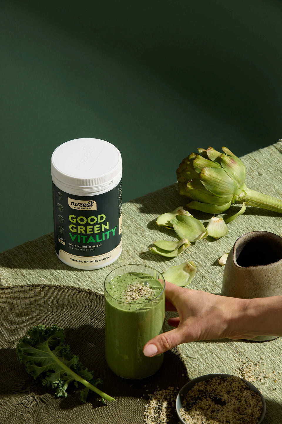 Good Green Vitality Best Greens Powder NZ Nuzest NZ