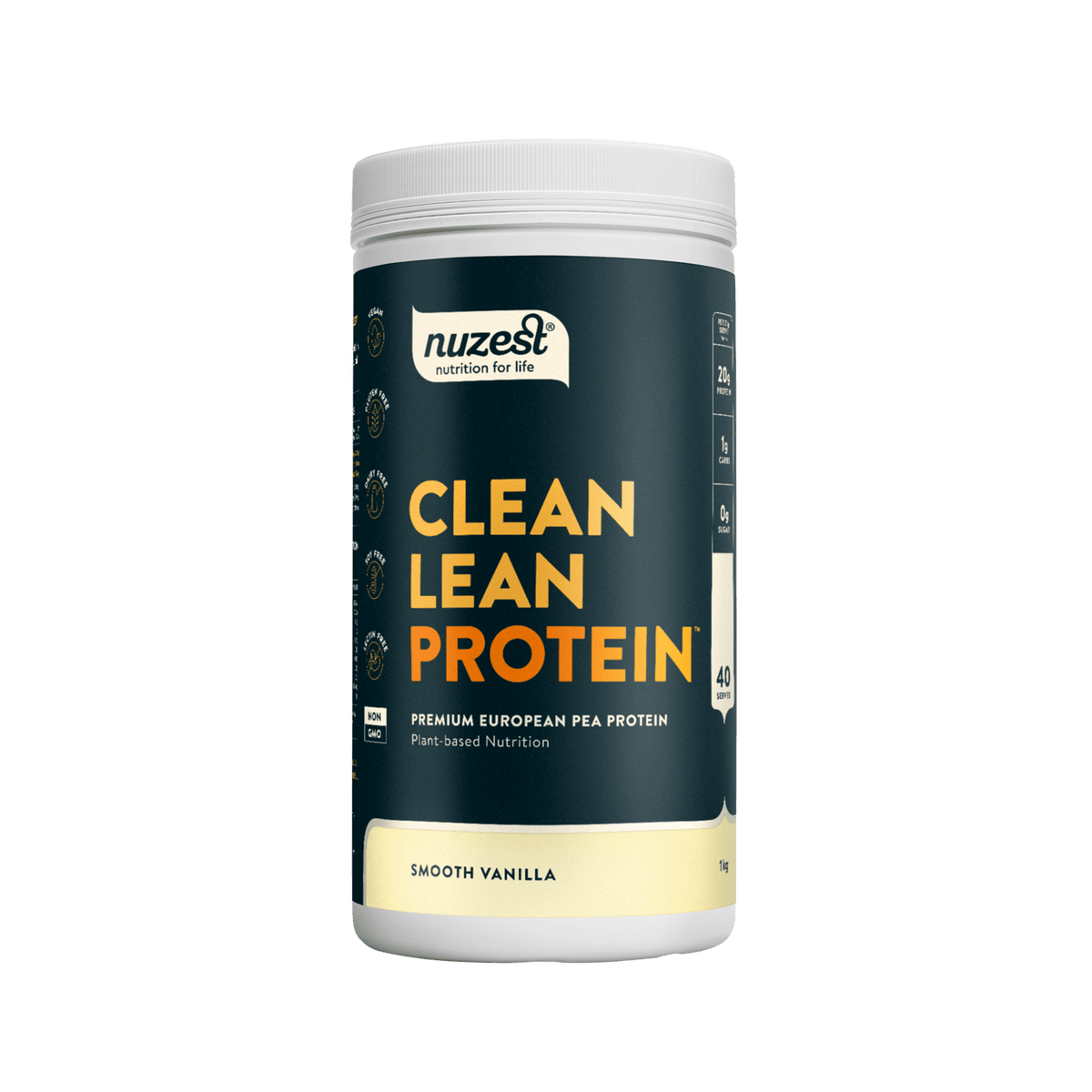 Nuzest - Clean Lean Protein - Smooth Vanilla 1kg (40 Servings) 1