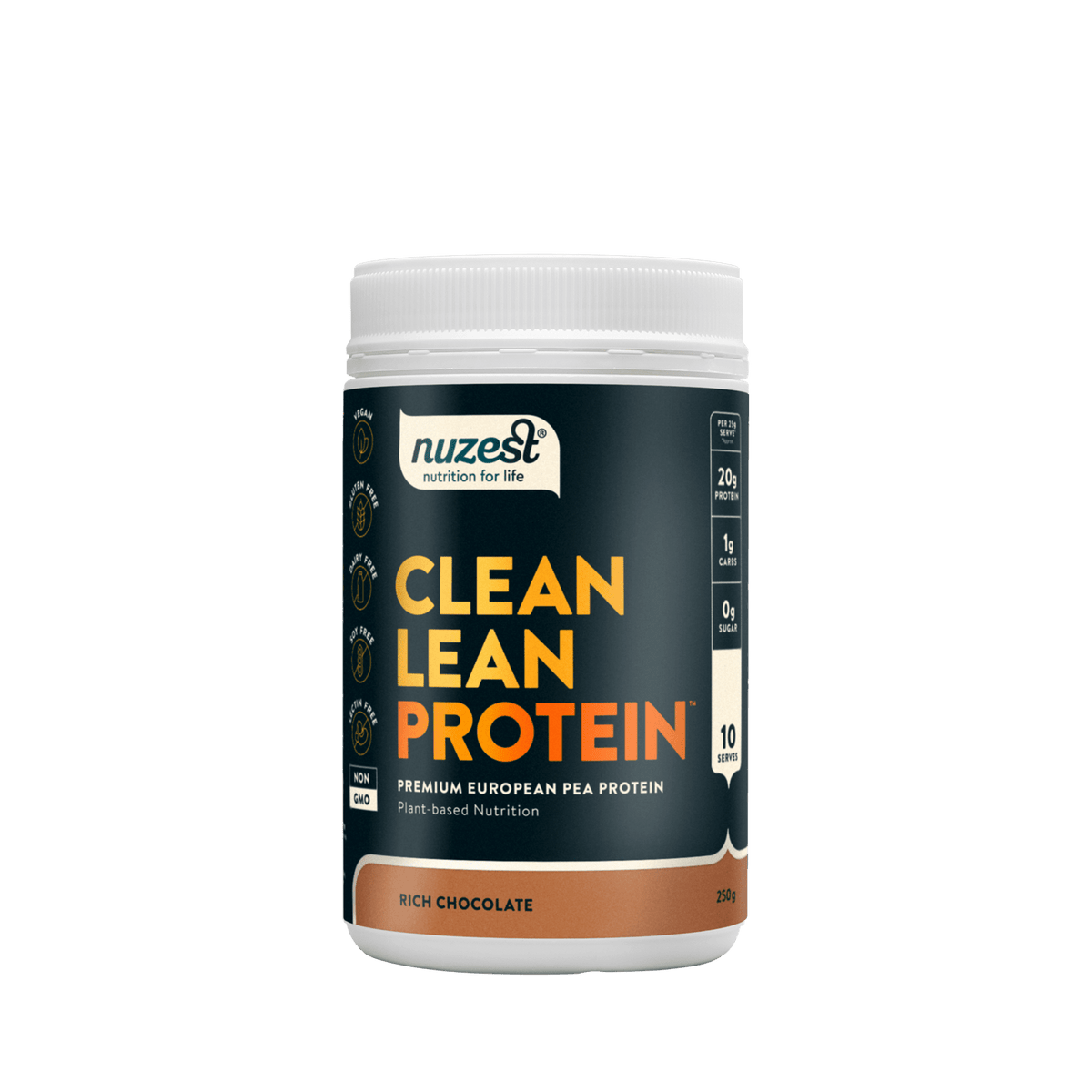 Nuzest - Clean Lean Protein - Rich Chocolate 250g (10 Servings) 10