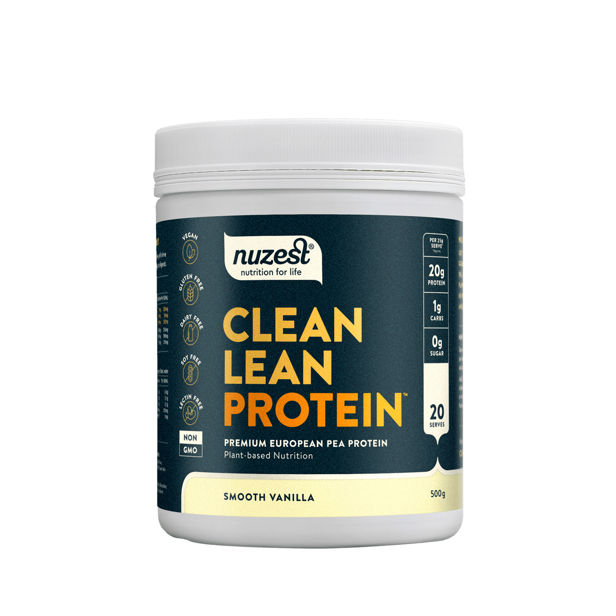 Nuzest - Clean Lean Protein - Smooth Vanilla 500g (20 Servings) 21
