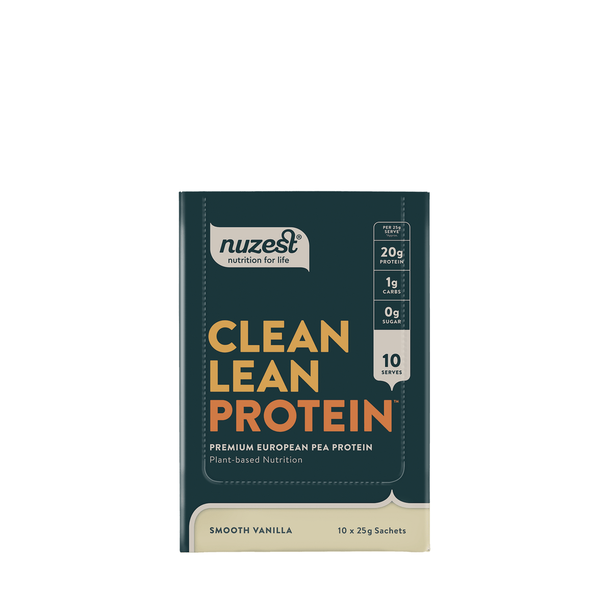 Nuzest - Clean Lean Protein Single Serves - Smooth Vanilla Box of 10 (10 Servings) 11