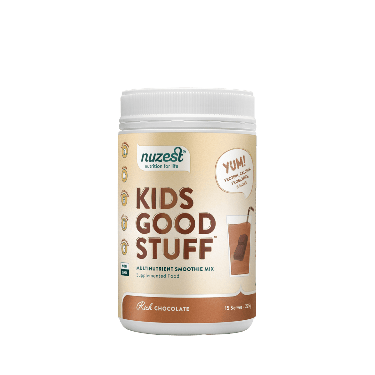 Nuzest - Kids Good Stuff - Rich Chocolate 225g (15 Servings) 1