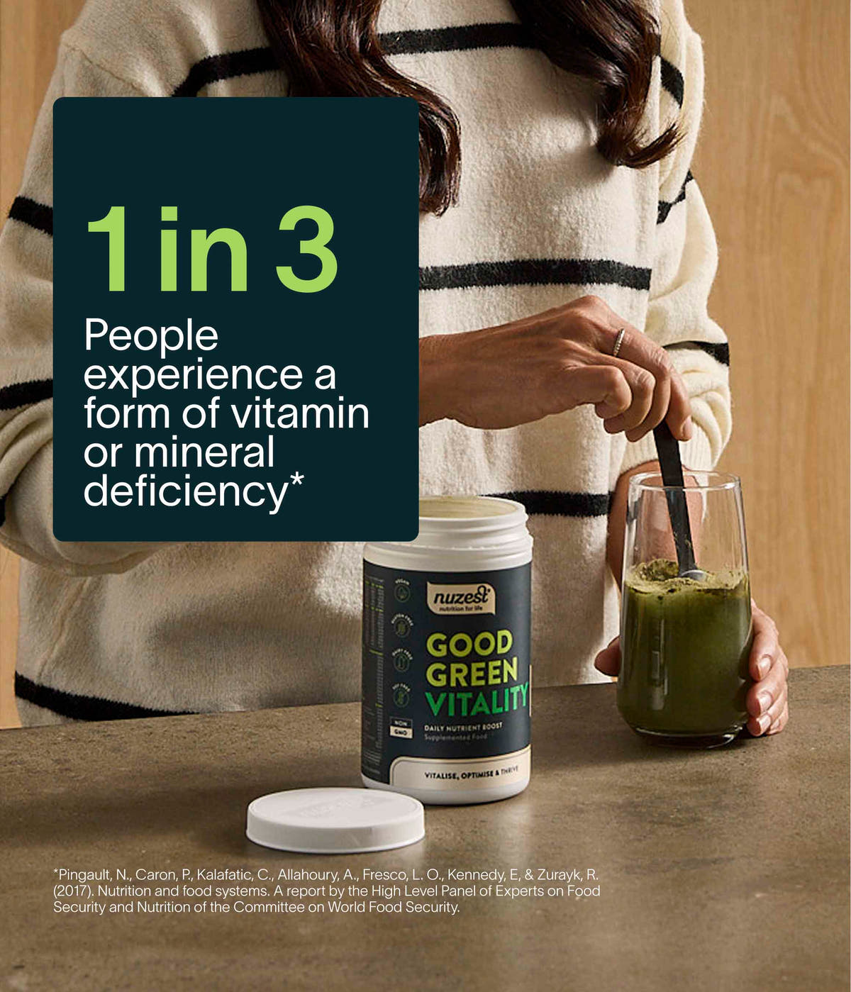 Nuzest - Good Green Vitality Single Serves - Single 10g Sachet (1 Serving) 5