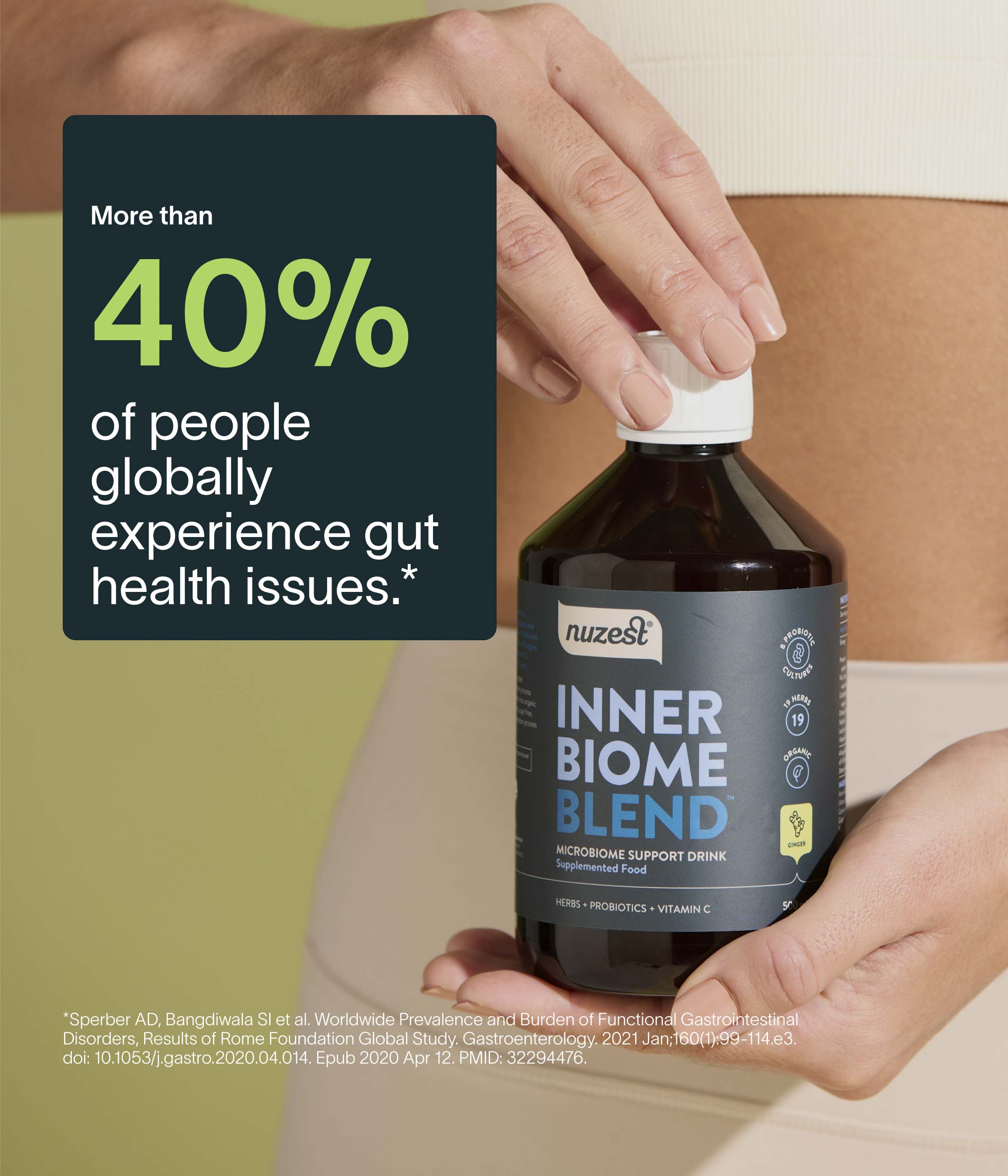Nuzest - Inner Biome Blend - Ginger 500ml (20 Serves) 5